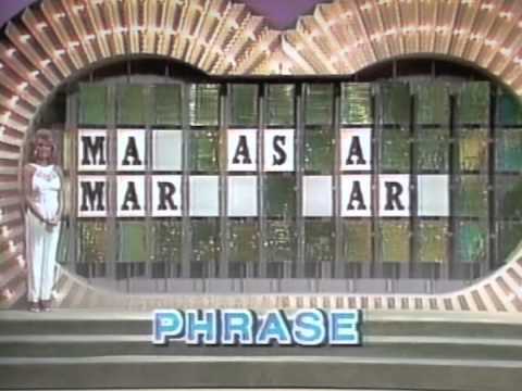 The Old Wheel Of Fortune Game